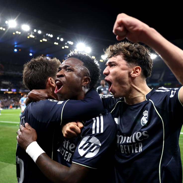 Real Madrid elimina al Manchester City en la Champions League con doblete de Vinicius