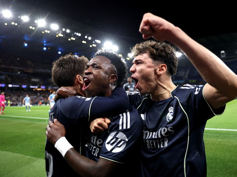 Real Madrid elimina al Manchester City en la Champions League con doblete de Vinicius