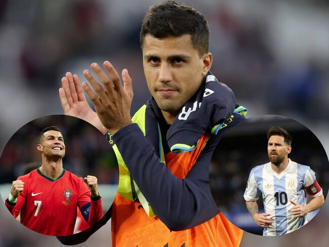 Rodri habla sobre la diferencia entre Messi y Cristiano Ronaldo: “Te das cuenta enseguida de la diferencia”
