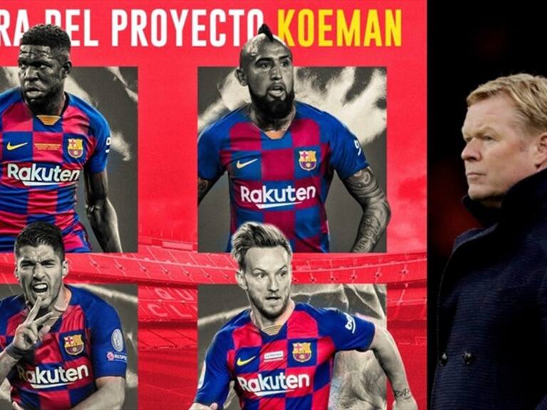 Bajas Barcelona de Koeman. Foto: W Deportes