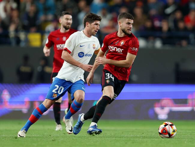 Barcelona avanza a la final de la Supercopa de España, tras derrotar al Osasuna
