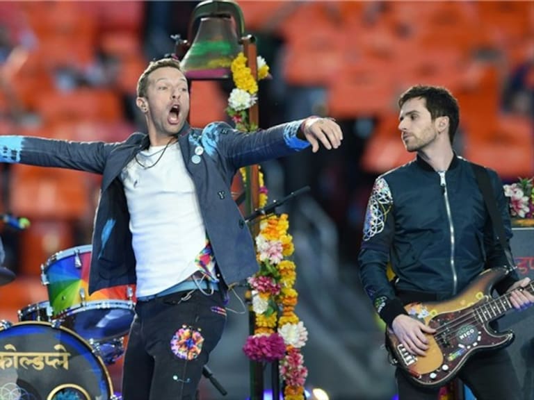 Coldplay tocó en un Super Bowl. Foto: Getty Images