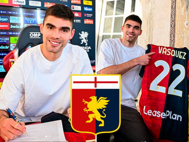 Johan Vásquez renovó con el Genoa hasta el 2027