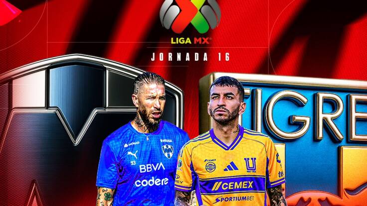 Monterrey vs Tigres: EN VIVO, dónde, cuándo y a qué hora ver el Clásico Regio de la Jornada 16 del Apertura 2025 Liga MX