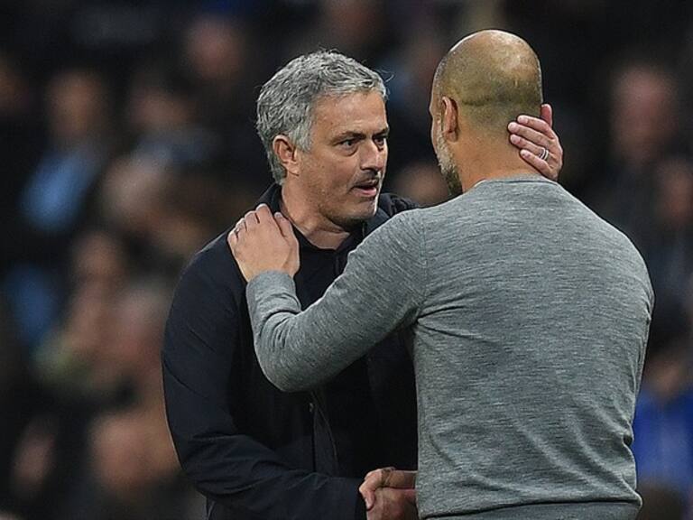 Guardiola y José Mourinho . Foto: Getty Images