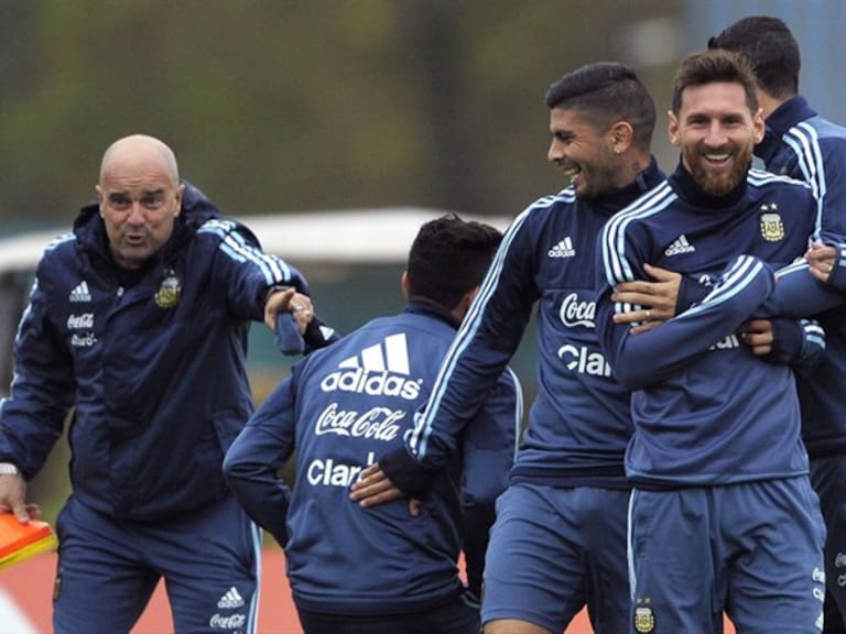 Argentina en el entrenamiento. Foto: Getty images
