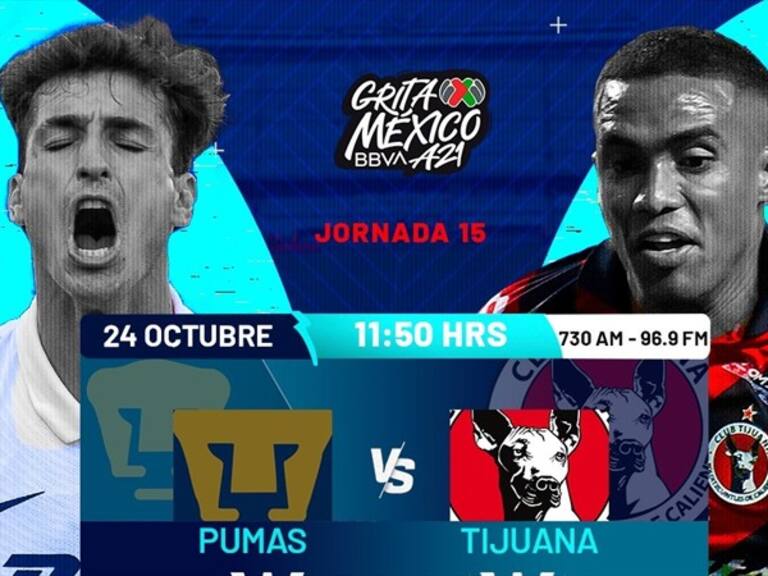 Pumas vs Xolos . Foto: wdeportes