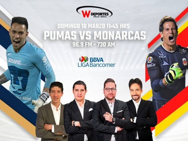 Pumas vs Morelia. Foto: