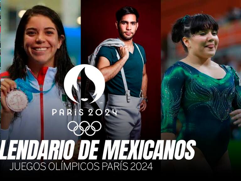 CALENDARIO DE ATLETAS MEXICANOS EN PARIS 2024