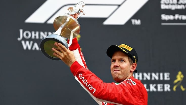 Sebastian Vettel gana el GP de Bélgica