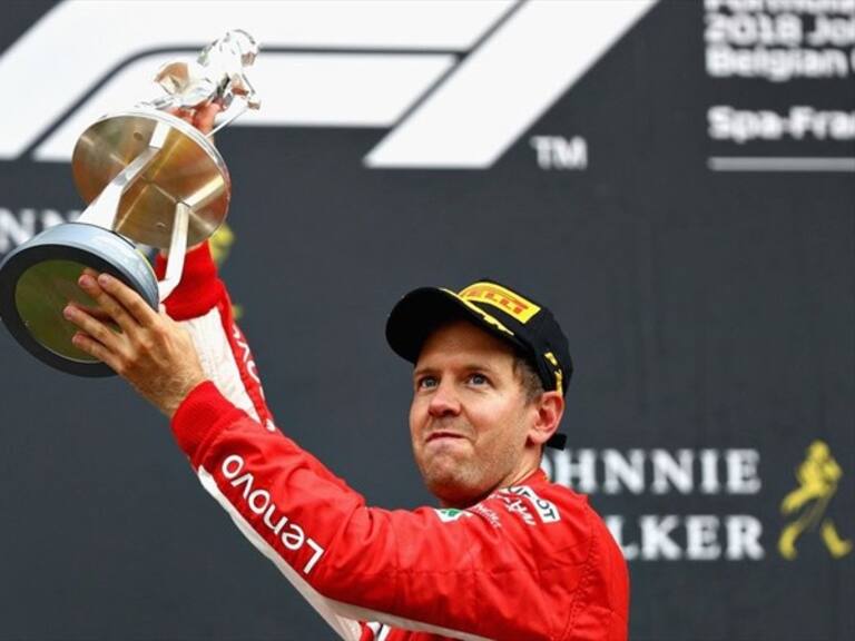 Sebastian Vettel conquistó el Gran Premio de Bélgica. Foto: W Deportes
