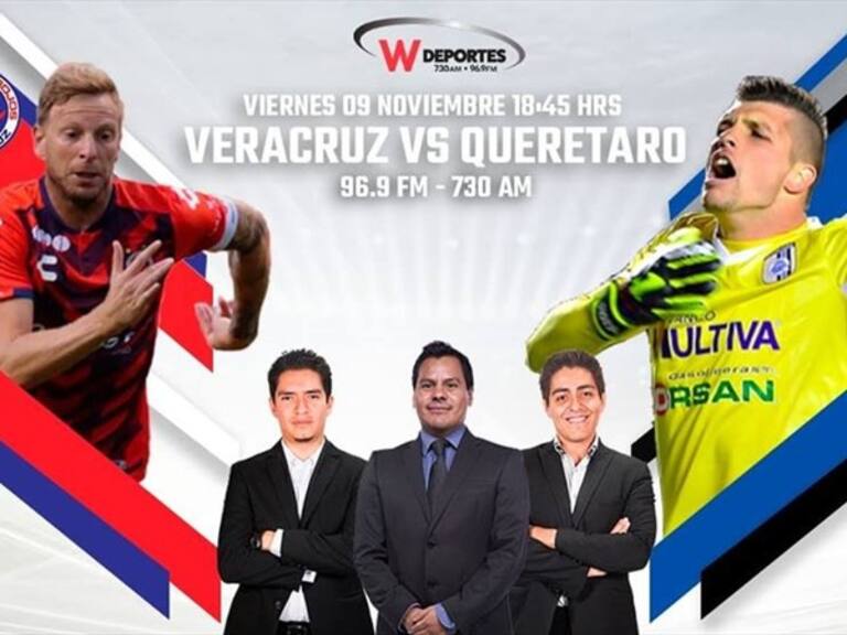 Veracruz vs Querétaro. Foto: W Deportes