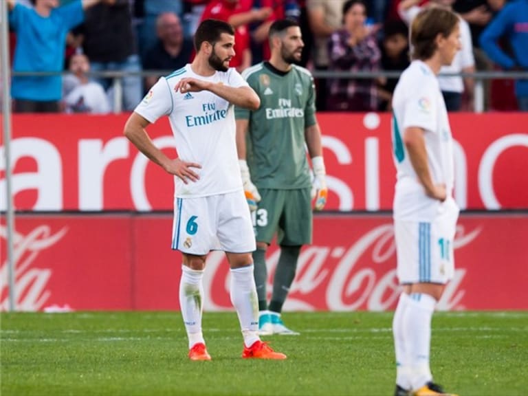 Los jugadores del Madrid lucen desolados por la derrota. Foto: Getty Images
