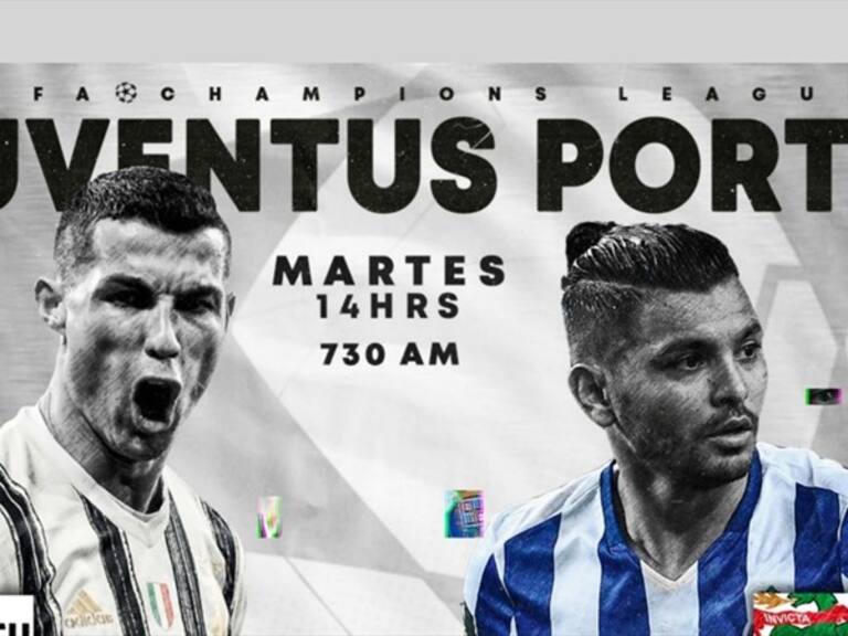 Juventus vs Porto. Foto: W Deportes