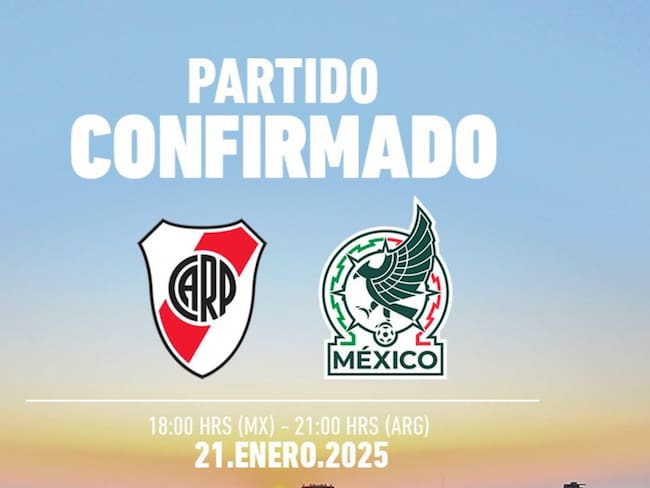 La Selección Mexicana confirma partido amistoso ante River Plate