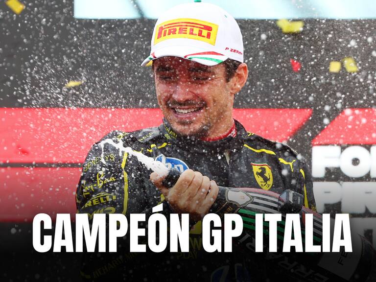 ¡Charles Leclerc se corona del Gran Premio de Italia!; Checo Pérez finaliza octavo y Colapinto corrió en el máximo circuito del automovilismo