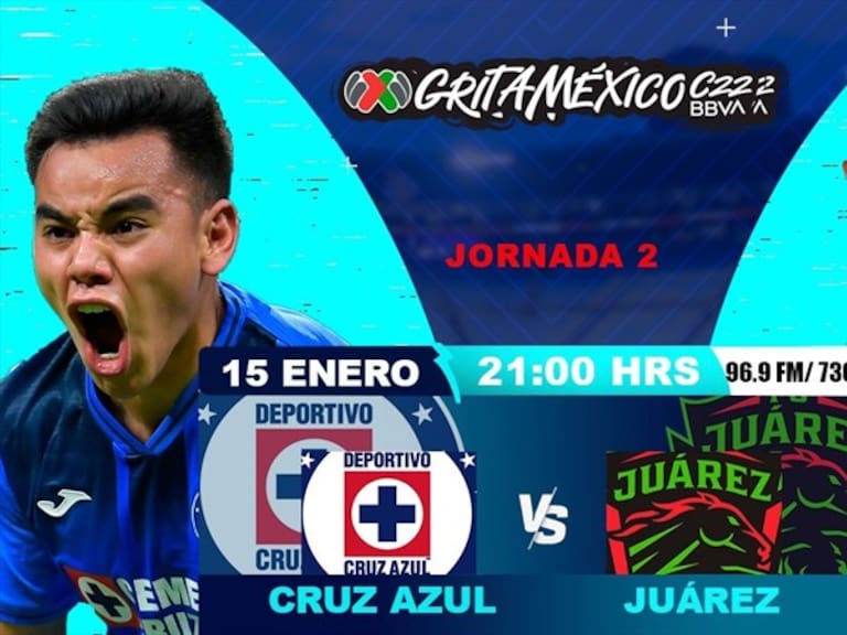 Cruz Azul vs Juárez. Foto: wdeportes