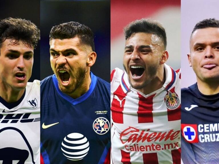 Cuatro Grandes: Pumas, América, Chivas, Cruz Azul. Foto: W Deportes