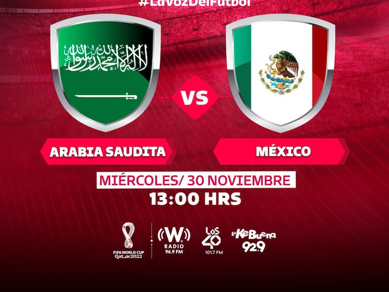 Arabia Saudita vs México, en vivo