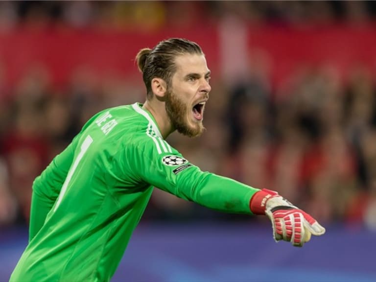 David de Gea en el partido VS Sevilla. Foto: Getty Images