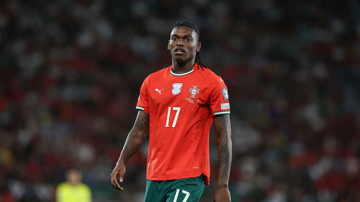 ¿Se acaba la era CR7? Rafael Leão tomará el dorsal 7 en la Selección de Portugal