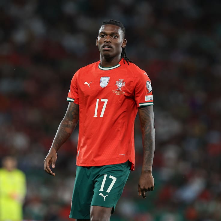 ¿Se acaba la era CR7? Rafael Leão tomará el dorsal 7 en la Selección de Portugal