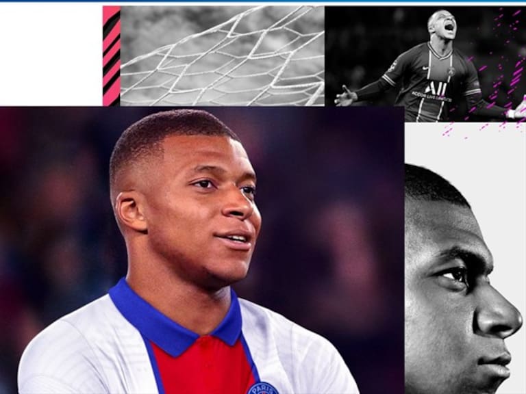 Mbappé en FIFA 21. Foto: twitter @EASPORTSFutbol