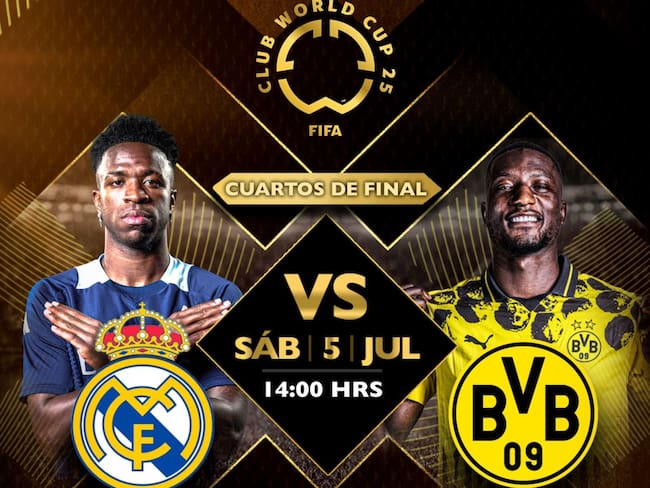 Real Madrid vs Borussia Dortmund: EN VIVO, dónde, cuándo y a qué hora ver los Cuartos de Final del Mundial de Clubes