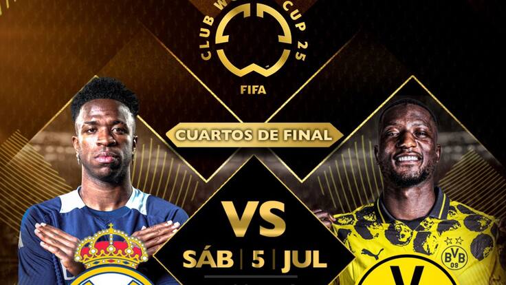 Real Madrid vs Borussia Dortmund: EN VIVO, dónde, cuándo y a qué hora ver los Cuartos de Final del Mundial de Clubes