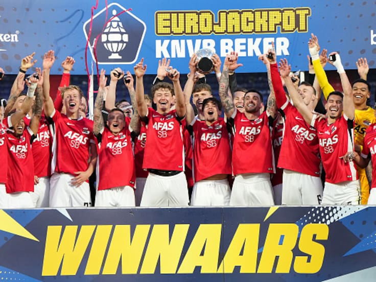 Mateo Chávez y AZ Alkmaar se coronan campeones de la Copa de los Países Bajos