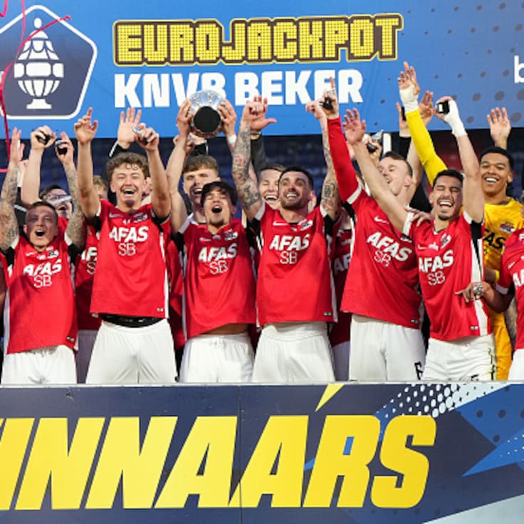 Mateo Chávez y AZ Alkmaar se coronan campeones de la Copa de los Países Bajos