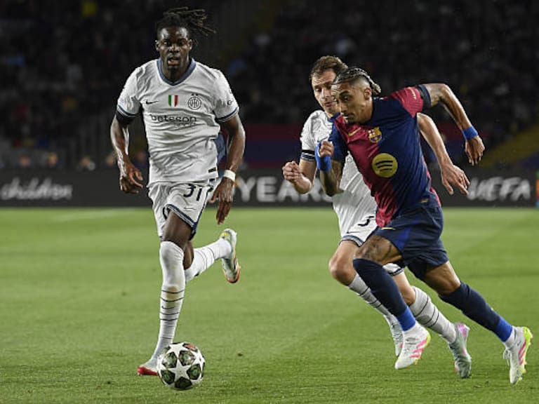 Barcelona e Inter dejaron abierta la serie de las Semifinales de la Champions League tras empatar 3-3
