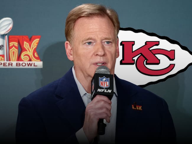 Roger Goodell explota y niega que existan ayudas de los árbitros hacia Chiefs por llegar al Super Bowl LIX: “Teorías ridículas”