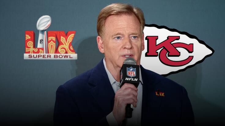 Roger Goodell explota y niega que existan ayudas de los árbitros hacia Chiefs por llegar al Super Bowl LIX: “Teorías ridículas”