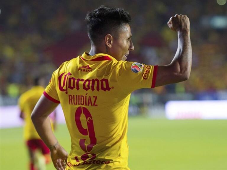 Ruidíaz celebra un gol frente a Pumas en el Clausura 2017. Foto: Getty