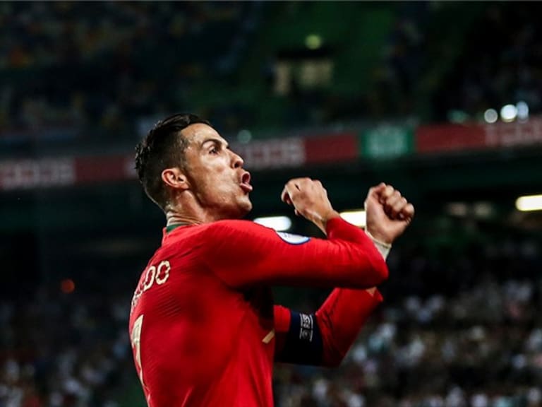 Cristiano Ronaldo festejando. Foto: Getty Images