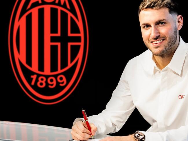 Santiago Giménez es presentado oficialmente como nuevo jugador del Milan