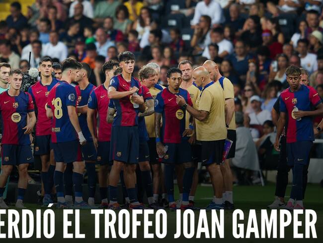 Barcelona y Hansi Flick caen por goleada ante Mónaco en el juego por el Trofeo Joan Gamper