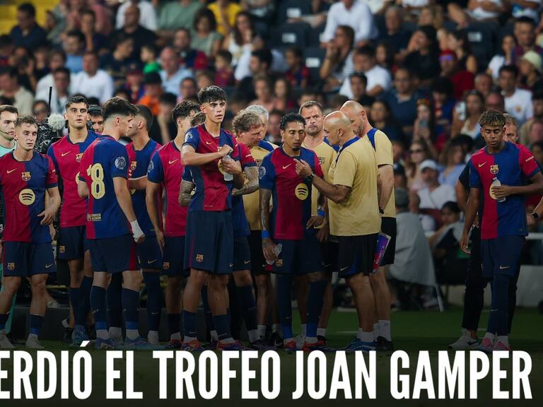 Barcelona y Hansi Flick caen por goleada ante Mónaco en el juego por el Trofeo Joan Gamper