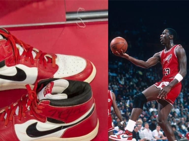 Tenis Nike de Michael Jordan. Foto: Getty Images / W Deportes