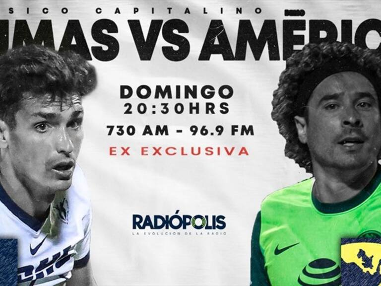 Pumas vs América. Foto: wdeportes
