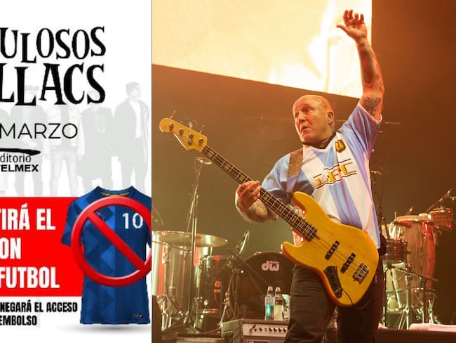 Los Fabulosos Cadillacs: ¡Prohíben playeras de futbol en concierto de la mítica banda!