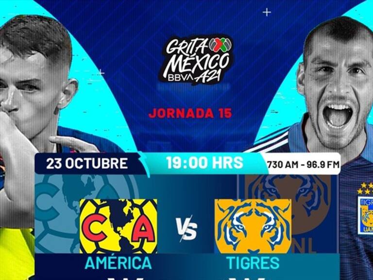 América y Tigres. Foto: wdeportes