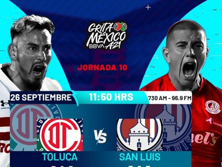 Toluca vs San Luis . Foto: wdeportes