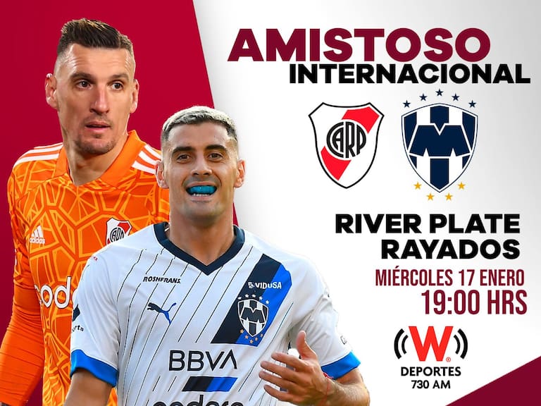 Monterrey vs River Plate: EN VIVO, dónde, cuándo y a qué hora ver el partido amistoso