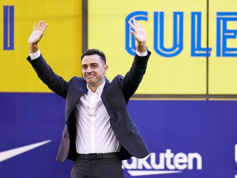 Xavi se presentó con sus dirigidos en Cataluña. Foto: getty