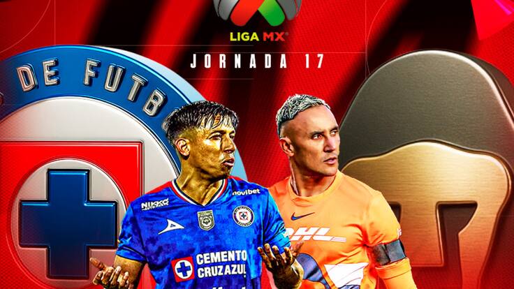 Cruz Azul vs Pumas: EN VIVO, dónde, cuándo y a qué hora ver el juego de la Jornada 16 del Apertura 2025 Liga MX