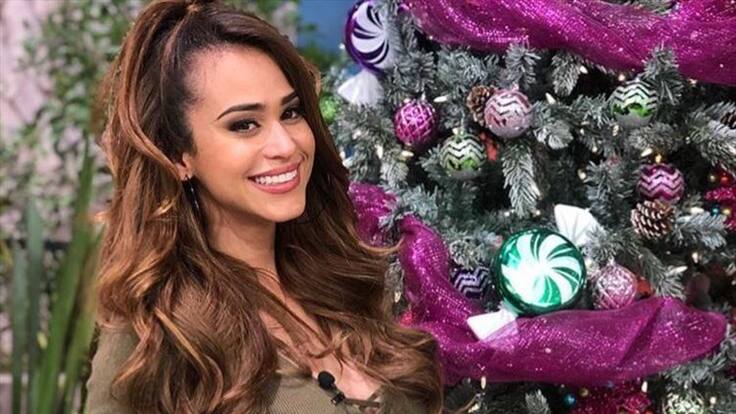 Yanet García enciende las redes con esté clima Navideño