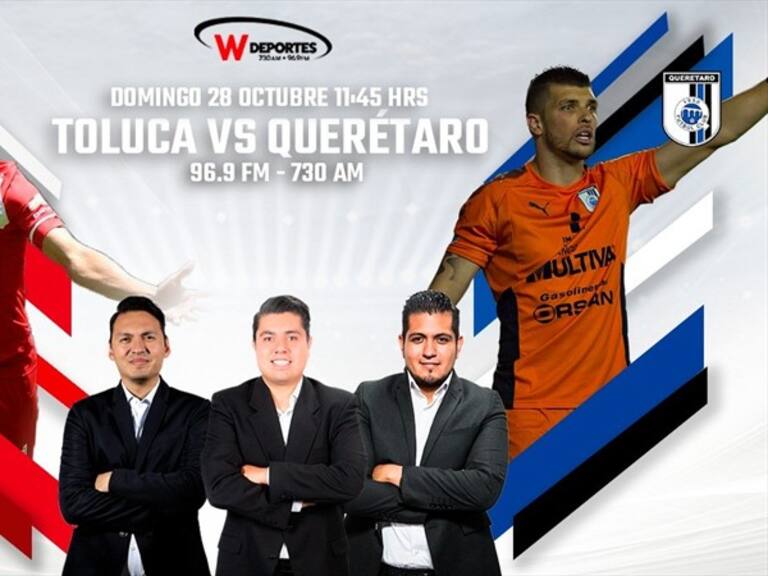 Toluca vs Querétaro . Foto: W Deportes
