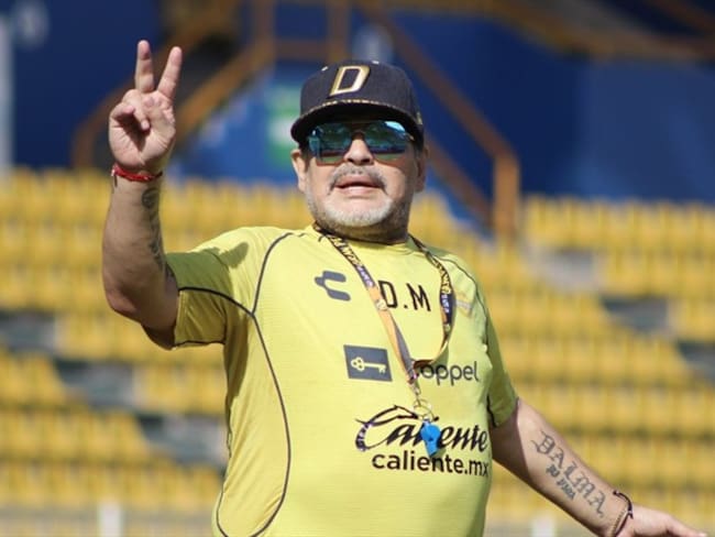 Así festeja Maradona el pase a la final